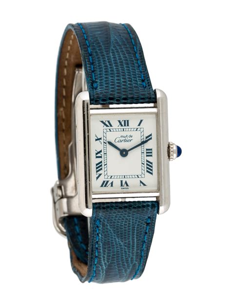 cartier tank watch black strap|cartier tank strap replacement.